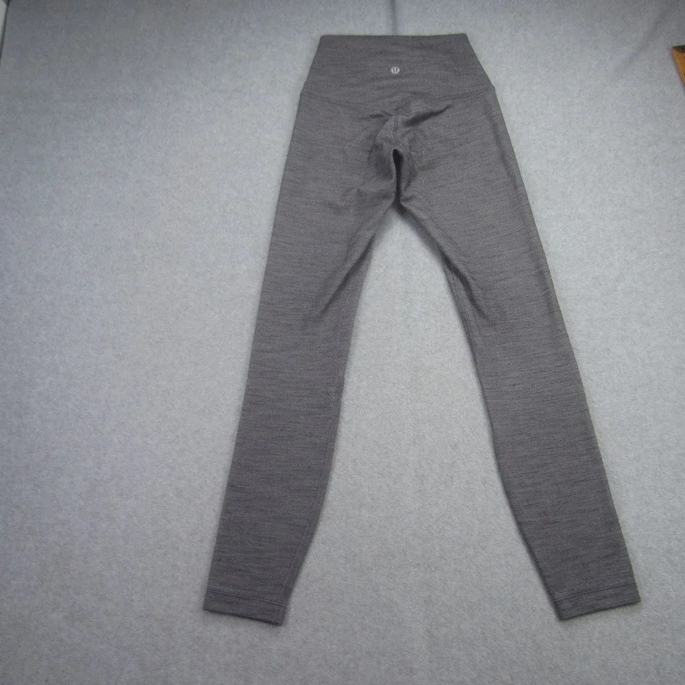 Lululemon Leggings Womens 2 Gray Align‎ Crop High Rise Yoga Athletic